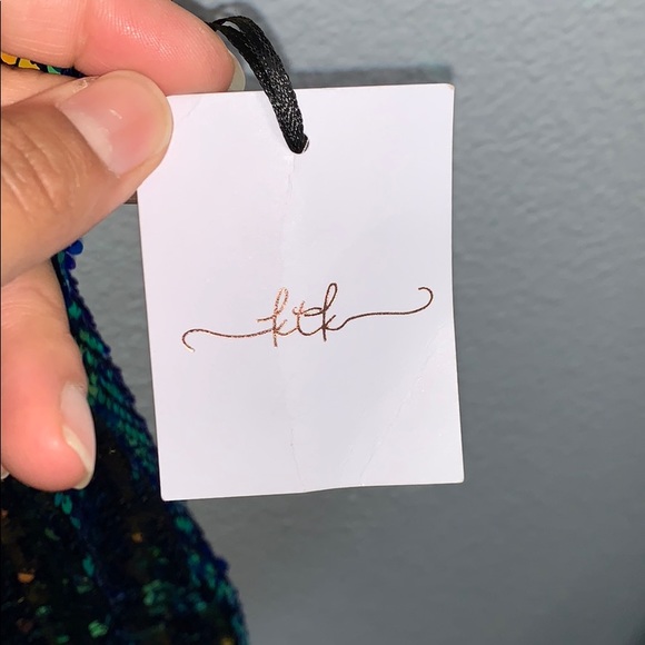 New 🔥 Ktk Sequin Mini Dress Size Small - Picture 9 of 11